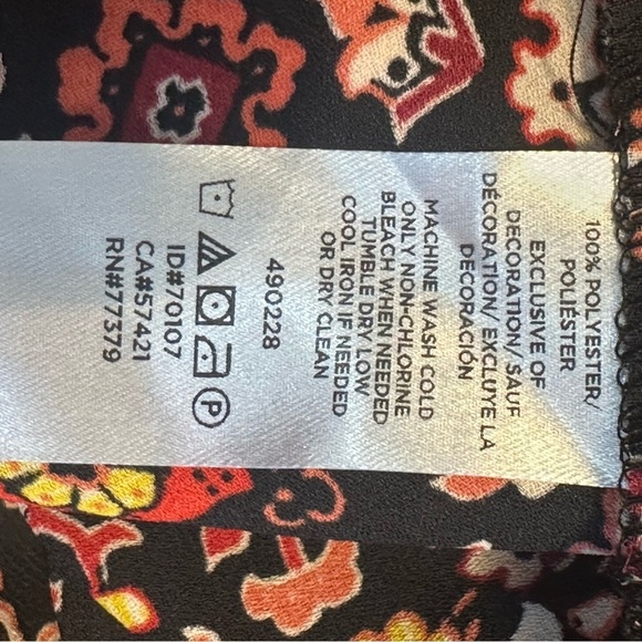 Loft Floral Long Sleeve Flowy Blouse - Picture 6 of 6